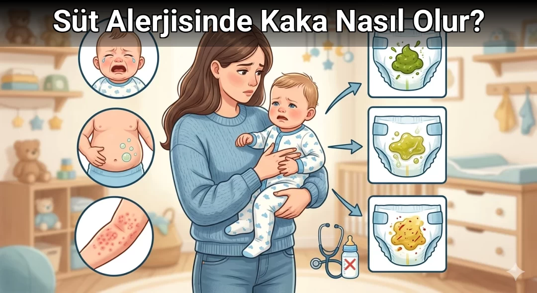 Süt Alerjisinde Kaka Nasıl Olur?
